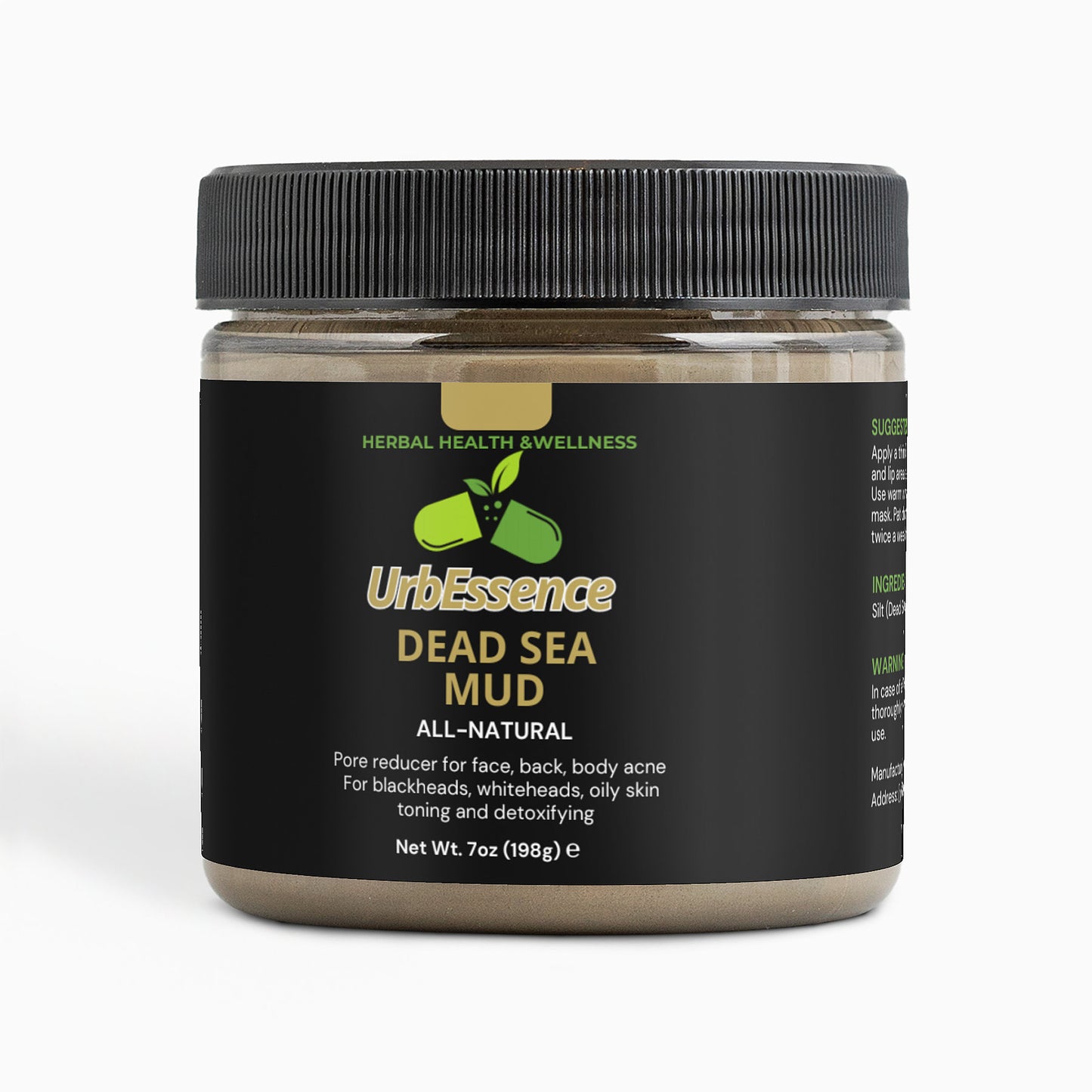 All-Natural Dead Sea Facial Mud