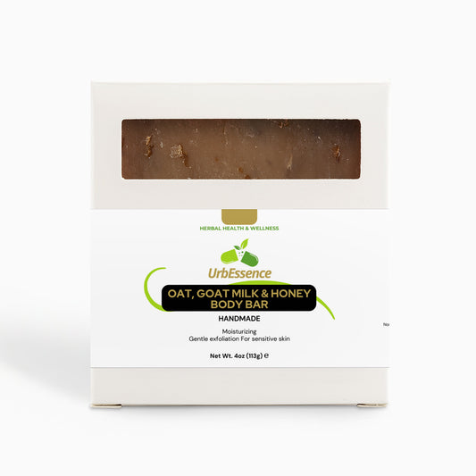 Handcrafted Oat + Goat Milk & Honey Body Bar