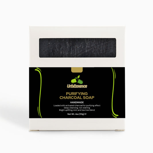 Handcrafted Purifying Charcoal Soap + Essential Oils